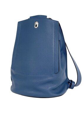 Hermes Sac a Dos Gray Backpack Leather Blue Agat Hermes HAC A DOS PM Backpack Review | TikTok main image 2